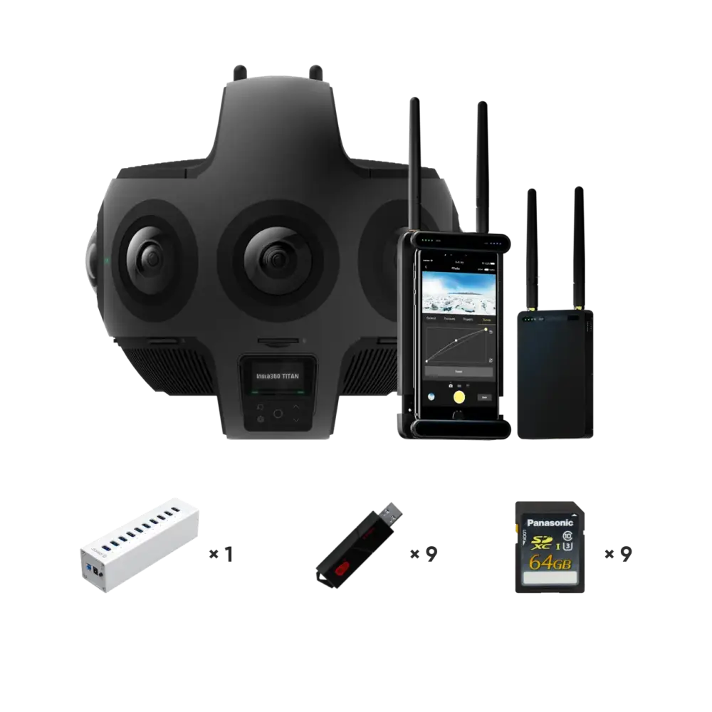 Insta360 Titan MicroSD Card Hub Bundle